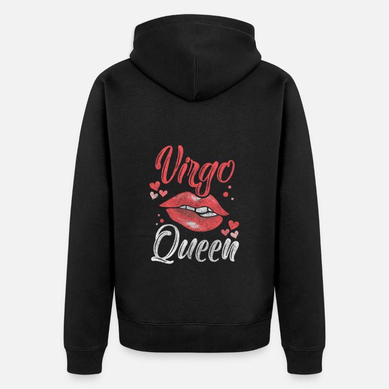 Zodiaque Septembre Astrologie - Veste à capuche bio Premium Unisexe - noir