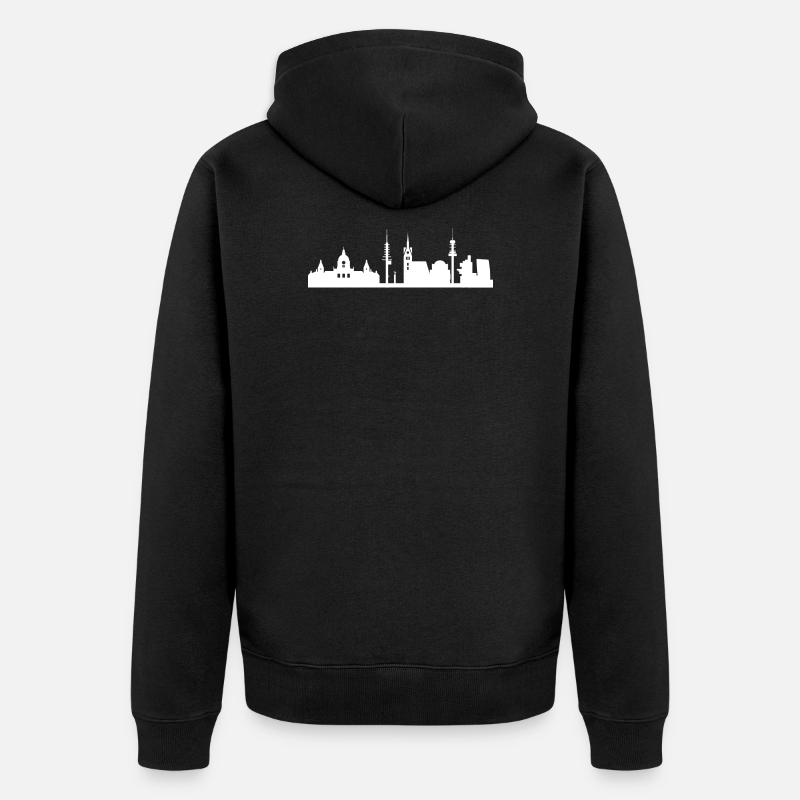 Hanovre - Veste à capuche bio Premium Unisexe - noir
