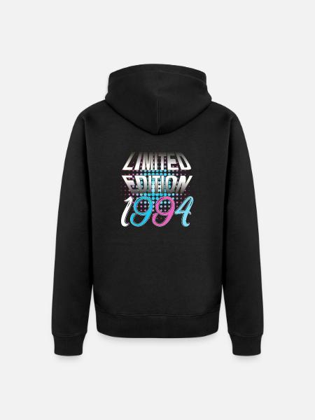 Limited Edition 1994 - Unisex Premium Bio Zip Hoodie - Schwarz
