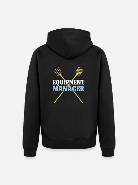 Equipment Manager 3C - Unisex Premium Bio Zip Hoodie - Schwarz