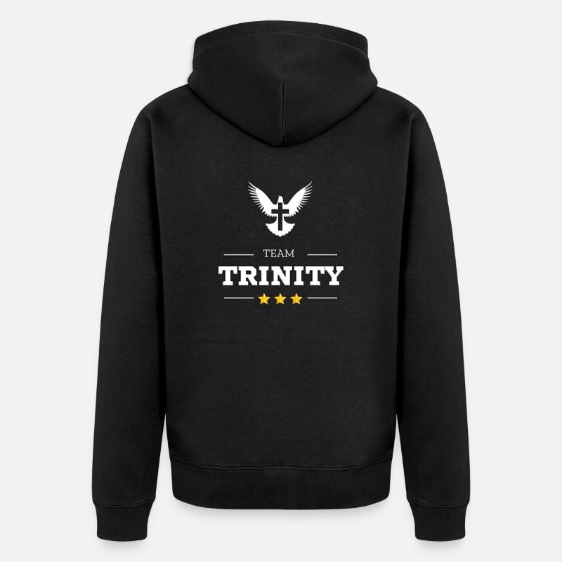 TEAM TRINITY - Veste à capuche bio Premium Unisexe - noir