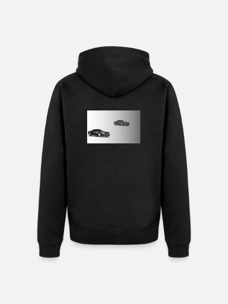 Auto - Unisex Premium Bio Zip Hoodie - Schwarz