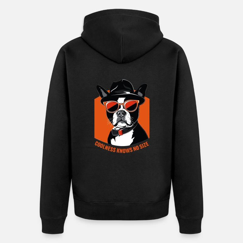 Cool sans taille - Veste à capuche bio Premium Unisexe - noir