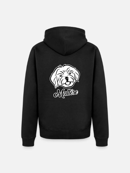 Bichon - Veste à capuche bio Premium Unisexe - noir