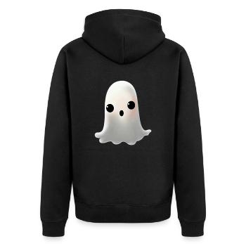 FANTÔME SYMPA - Veste à capuche bio Premium Unisexe - noir - Dos - Nico (187cm)