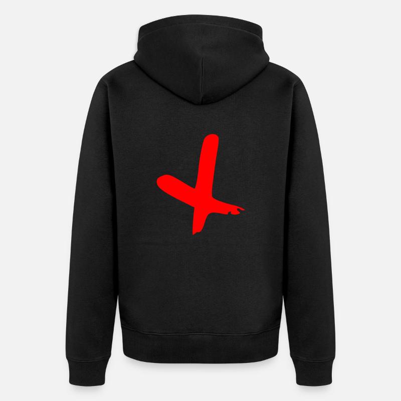 Intersection - Veste à capuche bio Premium Unisexe - noir