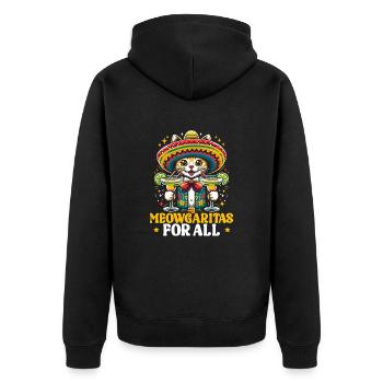 Lustige Cinco De Mayo Mexiko - Unisex Premium Bio Zip Hoodie - Schwarz - Hinten - Nico (187cm)