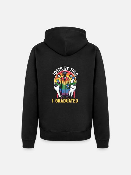 Dental Degree, Dental - Unisex Premium Organic Zip Hoodie - black
