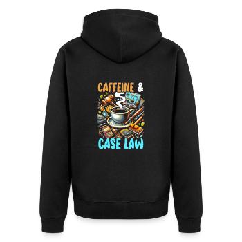 Avocate Assistante Emploi Profession Amateur de café Drôle - Veste à capuche bio Premium Unisexe - noir - Dos - Nico (187cm)