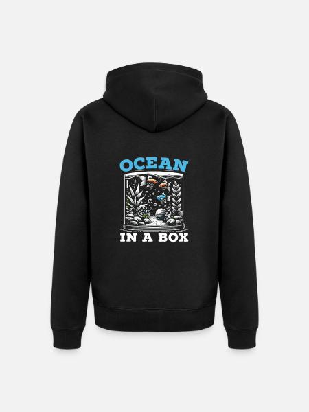 Aquarianer Aquarianer Aquarianer - Unisex Premium Organic Zip Hoodie - black