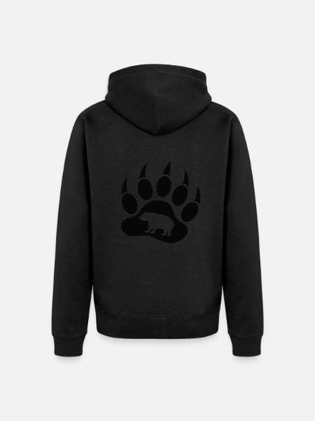 Patte d’ours - Veste à capuche bio Premium Unisexe - 