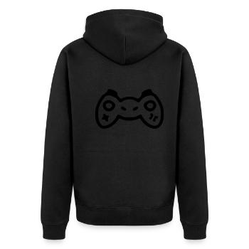 Contrôleur Gamer Gambler Console Gaming - Veste à capuche bio Premium Unisexe - noir - Dos - Nico (187cm)