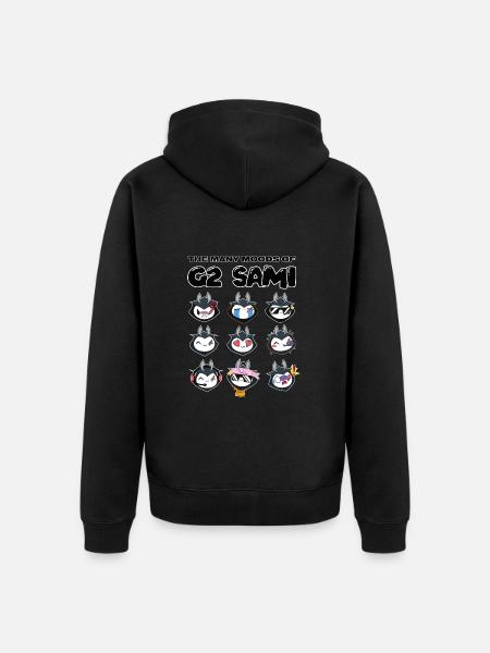 G2 Esports Logo Et Sami Emojis - Veste à capuche bio Premium Unisexe - 