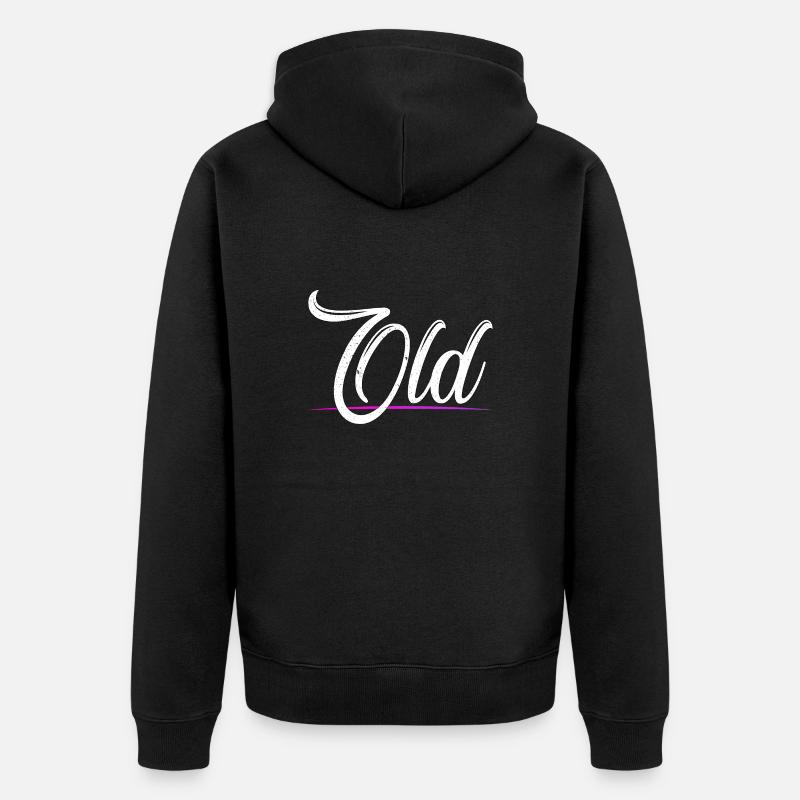 Ancien - Alt - Veste à capuche bio Premium Unisexe - noir