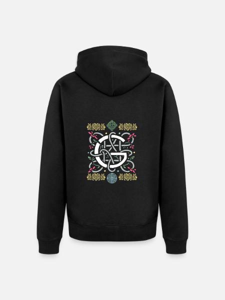 G - Unisex Premium Bio Zip Hoodie - Schwarz