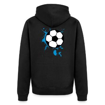 Football Splash 3c - Veste à capuche bio Premium Unisexe - noir - Dos - Nico (187cm)