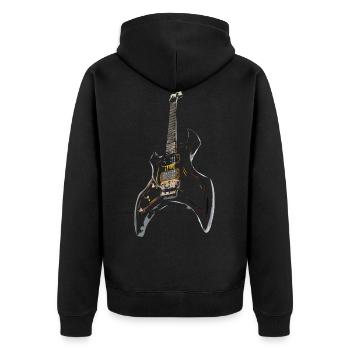 guitare - Veste à capuche bio Premium Unisexe - noir - Dos - Nico (187cm)