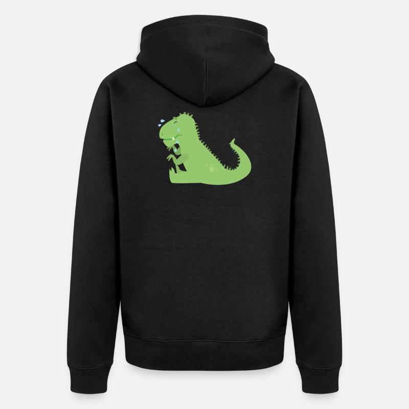 Dino - Veste à capuche bio Premium Unisexe - noir