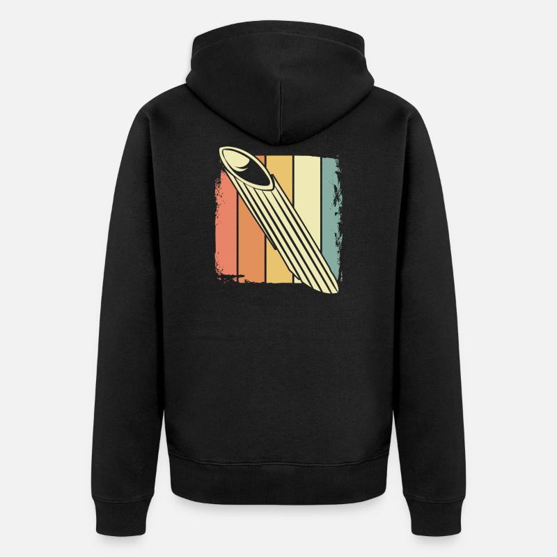 Nouilles - Veste à capuche bio Premium Unisexe - noir