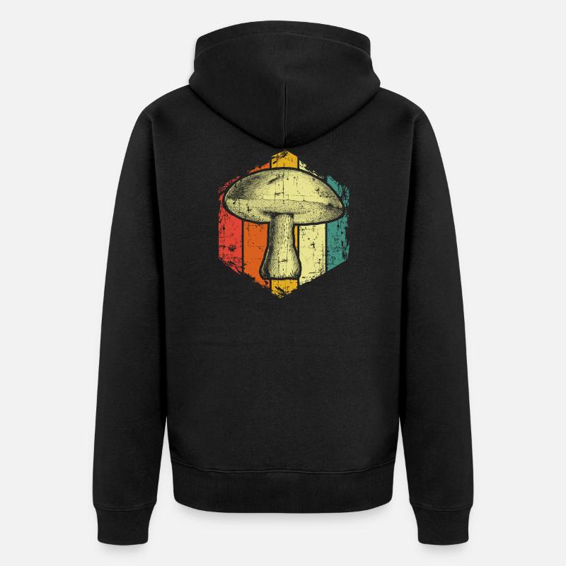 Champ magique Drogue - Veste à capuche bio Premium Unisexe - noir