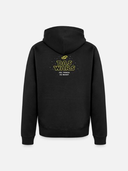 Das wars - Unisex Premium Bio Zip Hoodie - Schwarz