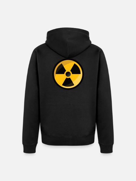Strahlenwarnzeichen Radioaktiv Atom Zeichen - Ekologisk premiumluvjack unisex - svart