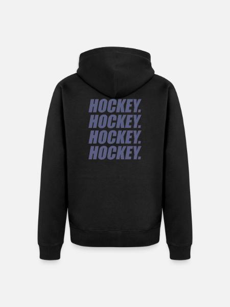 Cool Hockey Apparel - Unisex Premium Organic Zip Hoodie - black