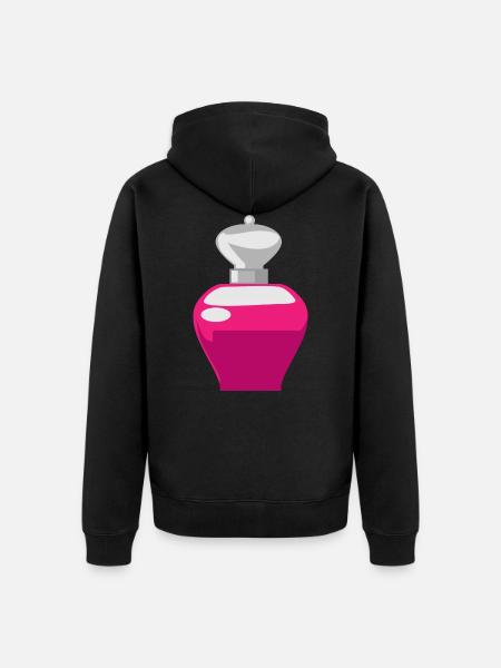 Perfume - Unisex Premium Organic Zip Hoodie - black