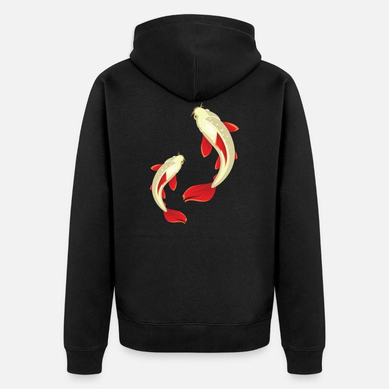 Kois - Veste à capuche bio Premium Unisexe - noir
