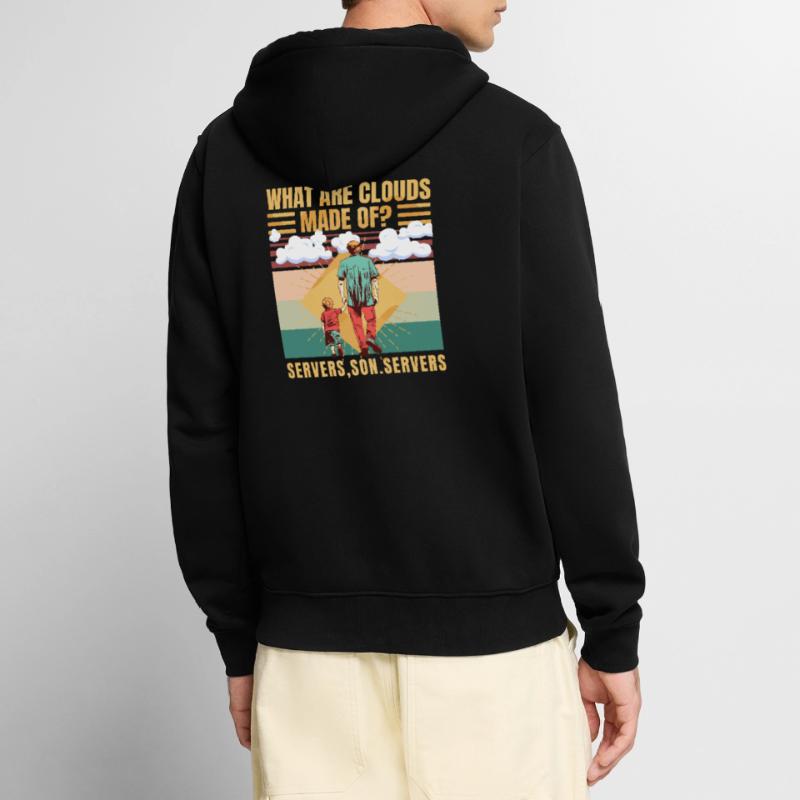 Funny Programmer Software Developer Computer Veste à capuche bio Premium Unisexe