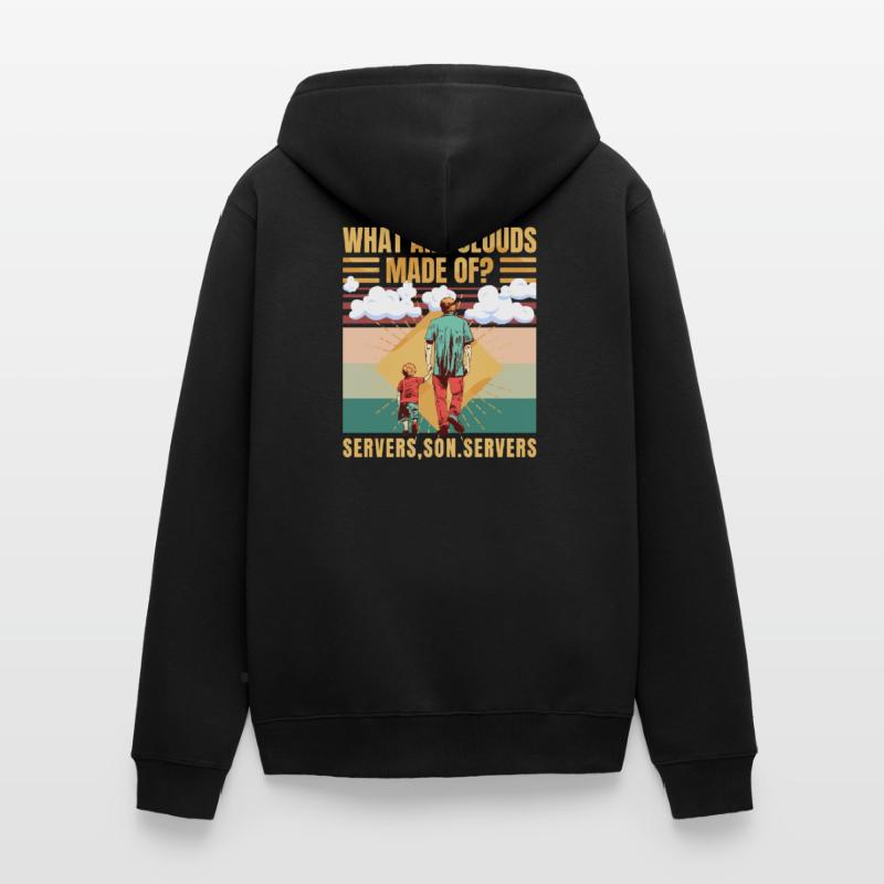 Funny Programmer Software Developer Computer Veste à capuche bio Premium Unisexe