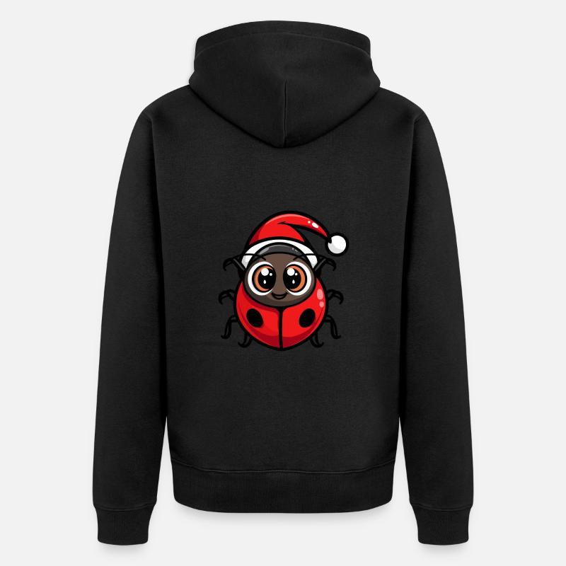 Coccinelle Noël - Veste à capuche bio Premium Unisexe - noir