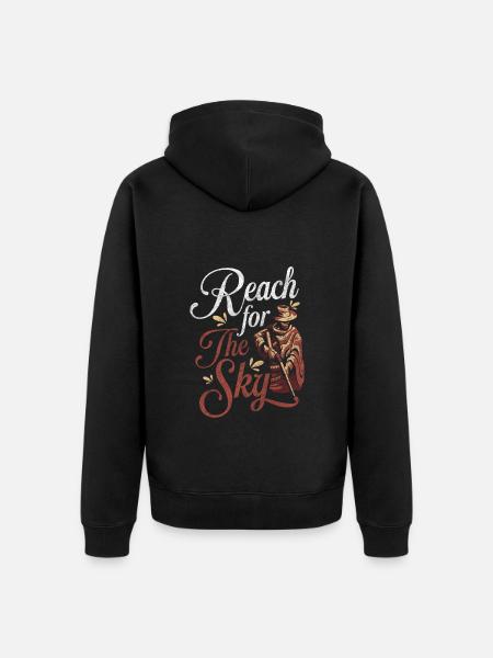 Cowboy Linedance Horse Saddle - Unisex Premium Organic Zip Hoodie - black
