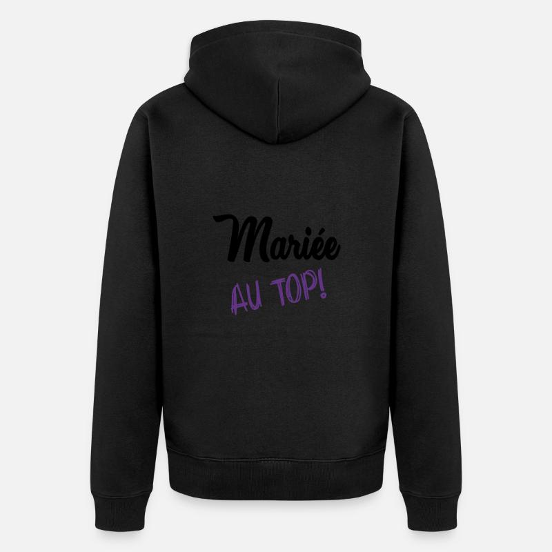 FUTURE MARIEE. EVJF. MARIEE - Veste à capuche bio Premium Unisexe - noir