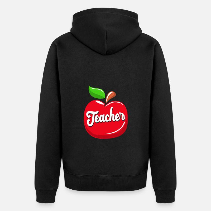 Professeur d’anglais Professeur d’anglais - Veste à capuche bio Premium Unisexe - noir