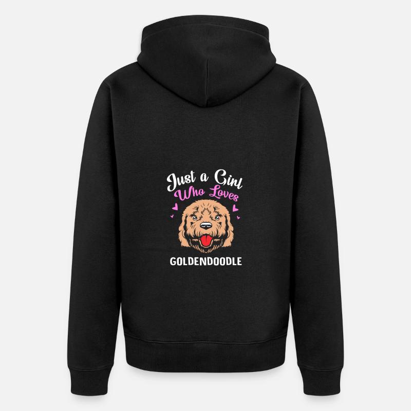 Goldendoodle - Veste à capuche bio Premium Unisexe - noir