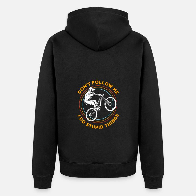 VTT VTT VTT - Veste à capuche bio Premium Unisexe - noir