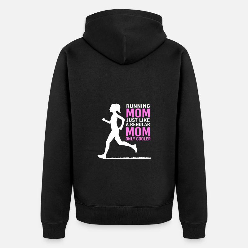 Trail running - Veste à capuche bio Premium Unisexe - noir