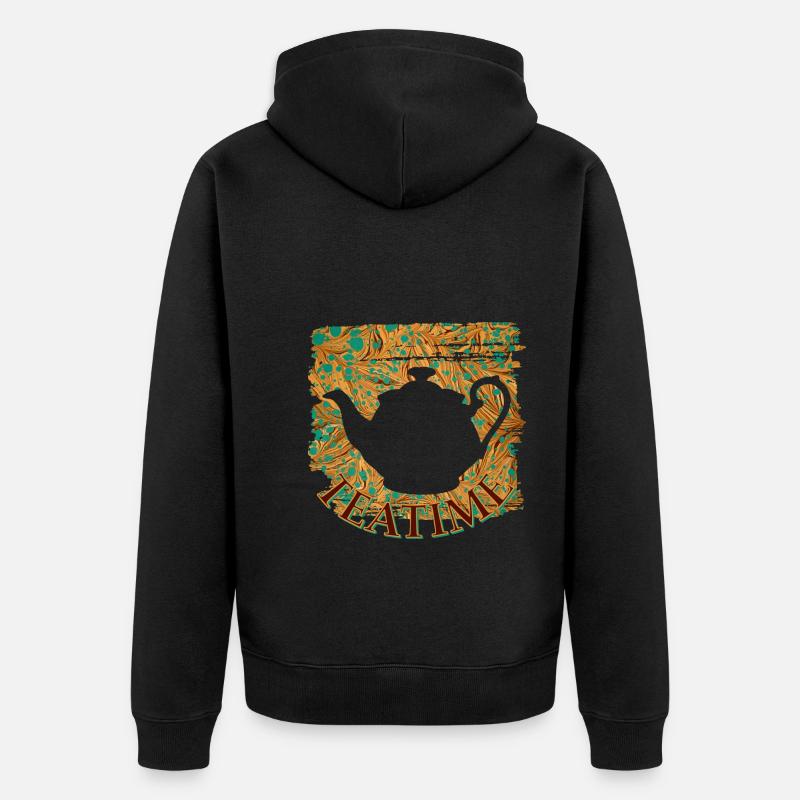 Teatime E 95 - Veste à capuche bio Premium Unisexe - noir