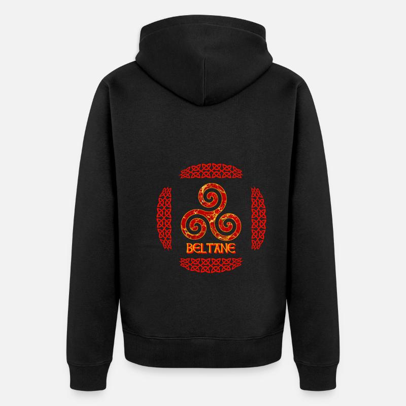 beltane e 232 - Unisex Premium Bio Zip Hoodie - Schwarz