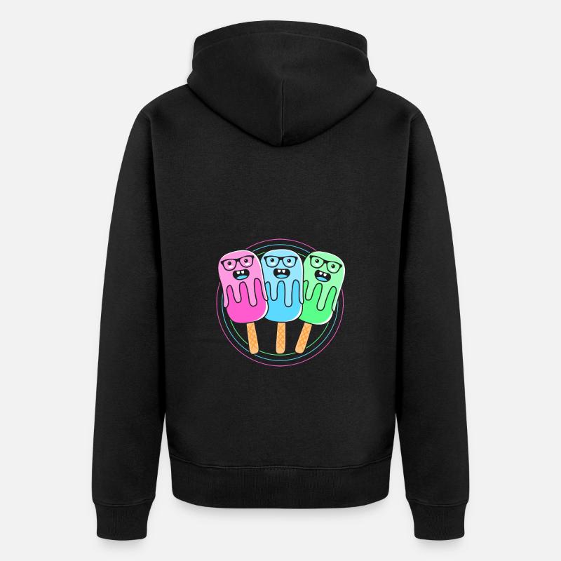 Pool Party - Unisex Premium Bio Zip Hoodie - Schwarz