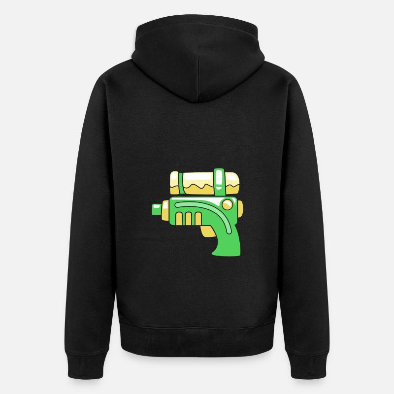 Pistolet à eau - Veste à capuche bio Premium Unisexe - noir