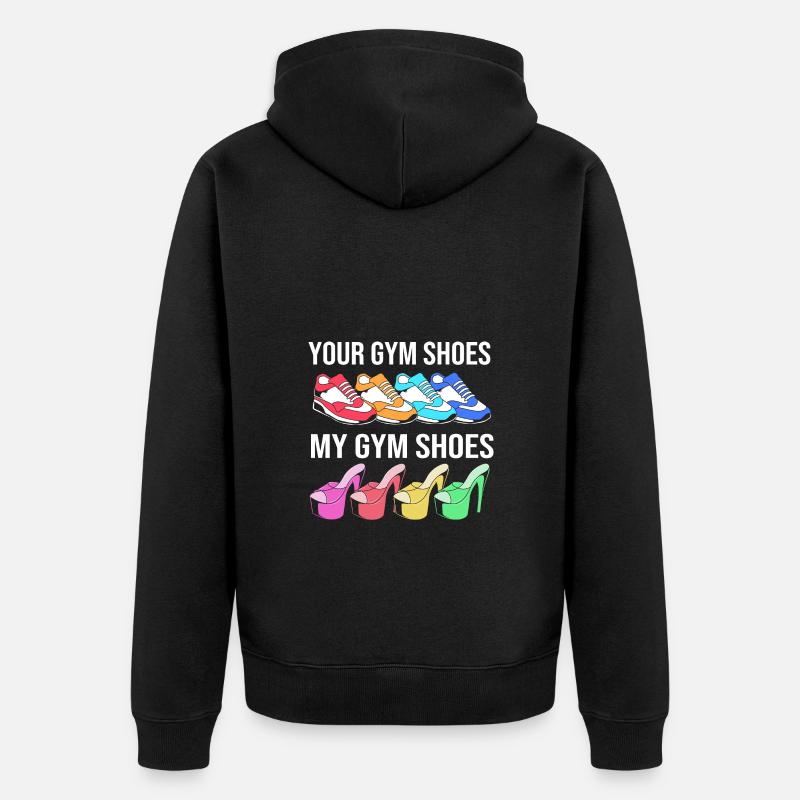 Pole Dance - Unisex Premium Bio Zip Hoodie - Schwarz