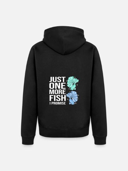 Aquarium Aquarist - Unisex Premium Organic Zip Hoodie - black