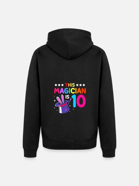 magicien magicien - Veste à capuche bio Premium Unisexe - noir
