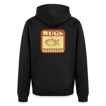 Insectes bugs - Veste à capuche bio Premium Unisexe - noir - Dos - Nico (187cm)