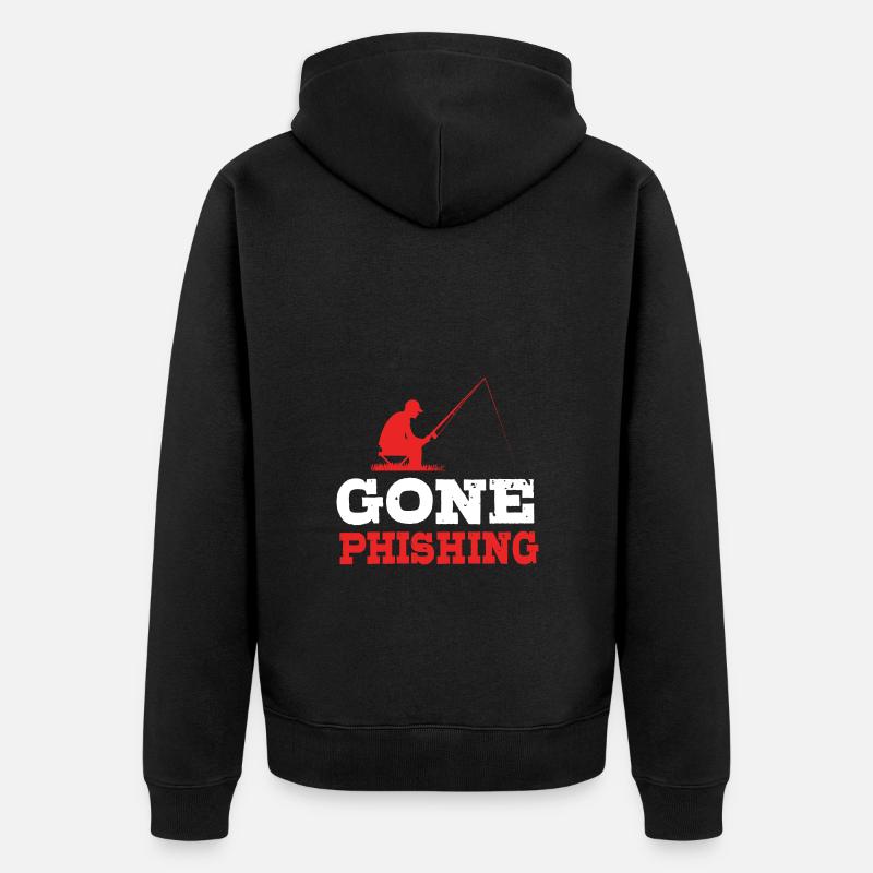 Cybersecurity Cyber Programmer Hacker - Unisex Premium Organic Zip Hoodie - black