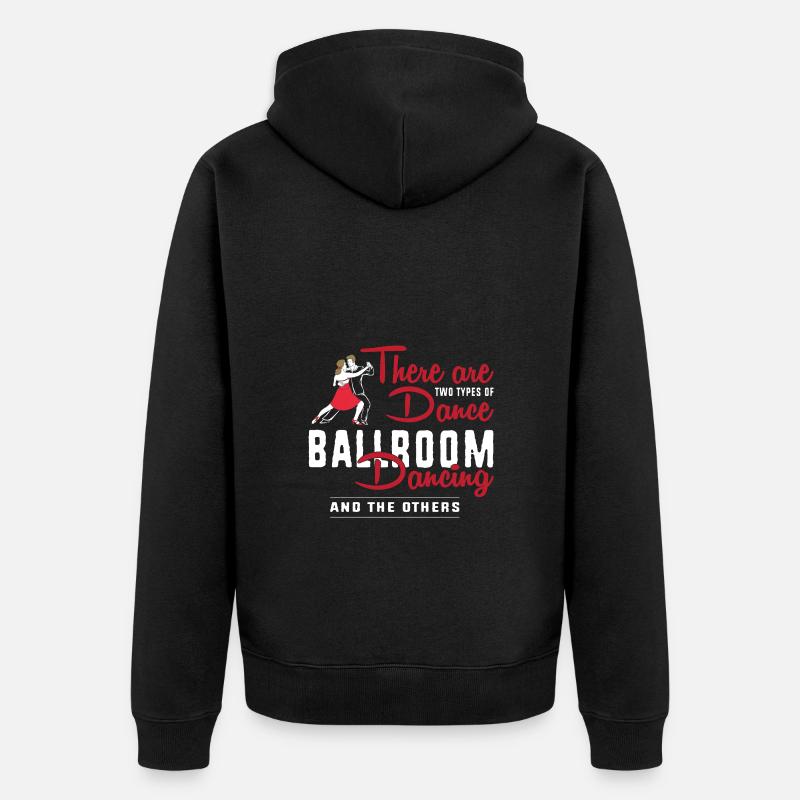 Valse Danse de couple - Veste à capuche bio Premium Unisexe - noir