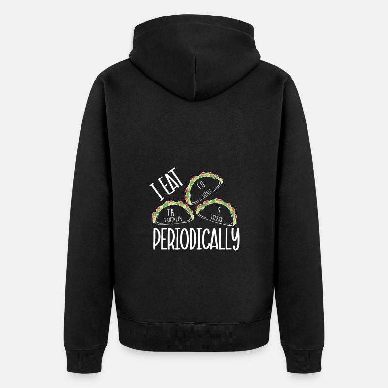 Periodensystem - Unisex Premium Bio Zip Hoodie - Schwarz