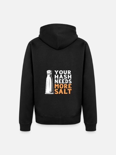 Cybersecurity Cyber Programmer Hacker - Unisex Premium Organic Zip Hoodie - black